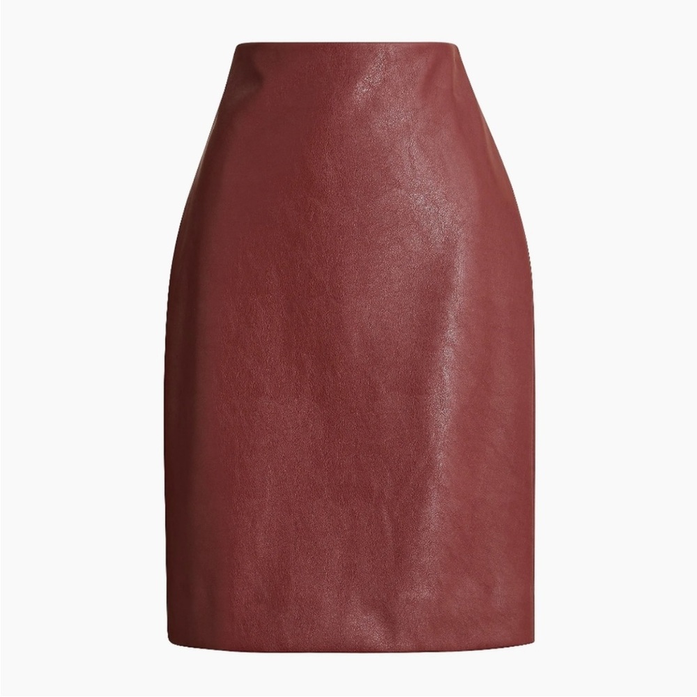 J. Crew Women's Pencil Skirt in Burgundy